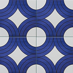 Дизайнерская плитка с узором Восьмерки варинант исполнения - 1 | Loft Concept в Сочи