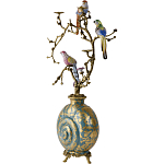 Бронзовый подсвечник Птичий рай Flora варинант исполнения - 4 | Loft Concept в Сочи