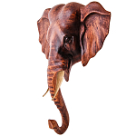 Панно из дерева голова слона Panel With Animals 30 варинант исполнения - 2 | Loft Concept в Сочи