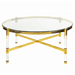 Кофейный столик со столешницей из стекла Crossy варинант исполнения - 1 | Loft Concept в Сочи