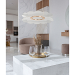 Люстра с прозрачным волнистым плафоном в форме цветка Ethereal Bloom варинант исполнения - 12 | Loft Concept в Сочи