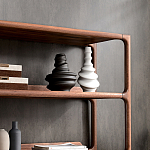 Стеллаж в гостиную для книг Moon Walnut Furniture варинант исполнения - 6 | Loft Concept в Сочи