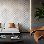 Гипсовая 3D панель с принтографией PM-18 варинант исполнения - 1 | Loft Concept в Сочи