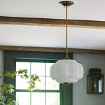 Подвесной светильник с абажуром из молочного стекла Vintage Charm варинант исполнения - 3 | Loft Concept в Сочи