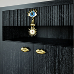 Комод Elsa Dreams Black Двухстворчатый  варинант исполнения - 4 | Loft Concept в Сочи