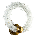 Бра кольцо с кристаллами из хрусталя Gilbertine Crystals Ring Wall Lamp варинант исполнения - 1 | Loft Concept в Сочи