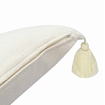 Подушка с цветочным принтом и кисточками Blooming Elegance Harper варинант исполнения - 3 | Loft Concept в Сочи