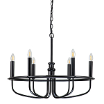 Люстра круглая с 6-ю лампами Kichler варинант исполнения - 1 | Loft Concept в Сочи