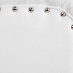 Кушетка белая с мягкой обивкой из велюра Michael Couch варинант исполнения - 7 | Loft Concept в Сочи