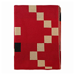 Плед хлопковый по мотивам башкирских орнаментов Ural and Siberian Patterns варинант исполнения - 5 | Loft Concept в Сочи