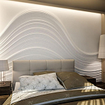 Барельеф BIG WAVE варинант исполнения - 3 | Loft Concept в Сочи