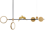 Линейная люстра на штанге Grace варинант исполнения - 1 | Loft Concept в Сочи