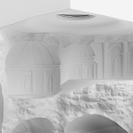 Встраиваемый в стену гипсовый светильник под покраску в античном стиле Antiquity Athena варинант исполнения - 10 | Loft Concept в Сочи