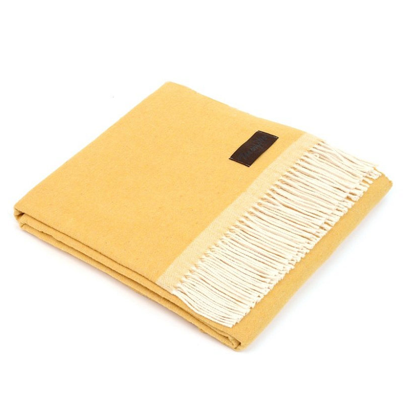 Плед SARA 7000 Marzotto Желтый в Сочи | Loft Concept 