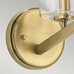 Бра с прозрачным плафоном в форме цилиндра Kichler варинант исполнения - 2 | Loft Concept в Сочи