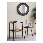 Зеркало круглое с текстурированным дизайном рамы Helios варинант исполнения - 5 | Loft Concept в Сочи