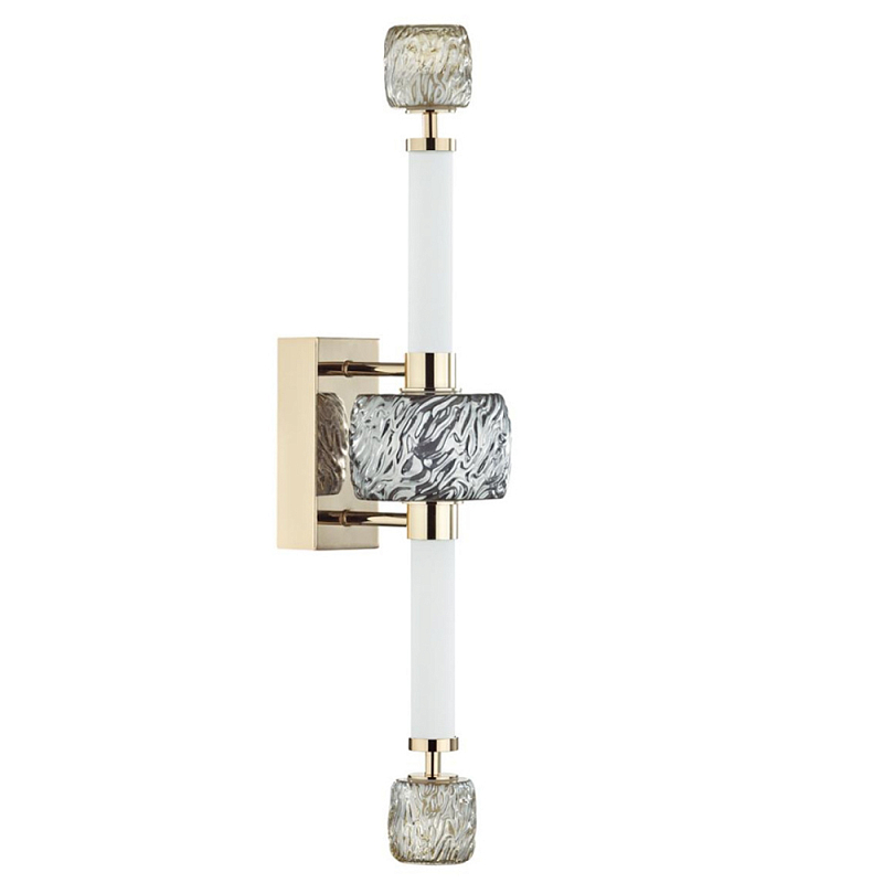 Светодиодное бра Rovelly Gold 67 см Белый Золотой Коньяк Светодиодное бра Rovelly Gold 67 см Белый Золотой Коньяк в Сочи | Loft Concept