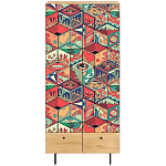 Шкаф с принтом Dominoes варинант исполнения - 2 | Loft Concept в Сочи