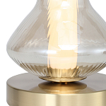 Настольная лампа светодиодная с волнообразным стеклянным плафоном Amphora of Light варинант исполнения - 4 | Loft Concept в Сочи