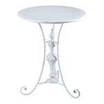 Столик белый кованный в прованском стиле Vaucluse варинант исполнения - 1 | Loft Concept в Сочи