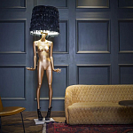 Лампа MANNEQUIN LAMP с абажуром модельный позинг варинант исполнения - 2 | Loft Concept в Сочи