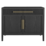 Буфет Primo с двумя ящиками и двумя фасадами Черный дуб варинант исполнения - 1 | Loft Concept в Сочи