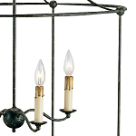 Подвесной светильник в виде черного фонаря Big Black Lantern варинант исполнения - 1 | Loft Concept в Сочи