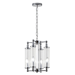 Люстра 4-мя прозрачными цилиндрическими плафонами Jeanette варинант исполнения - 3 | Loft Concept в Сочи