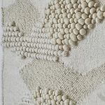 Панно из шерсти и хлопка с узором Beige Calista Serene варинант исполнения - 7 | Loft Concept в Сочи