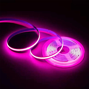 Светодиодная лента COB розовый 5M