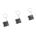 Зеркало брелок складное двухстороннее из натурального камня Серафинит Stone Mirrors варинант исполнения - 8 | Loft Concept в Сочи