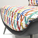Кресло с цветным принтом Colorful Print Armchair варинант исполнения - 3 | Loft Concept в Сочи