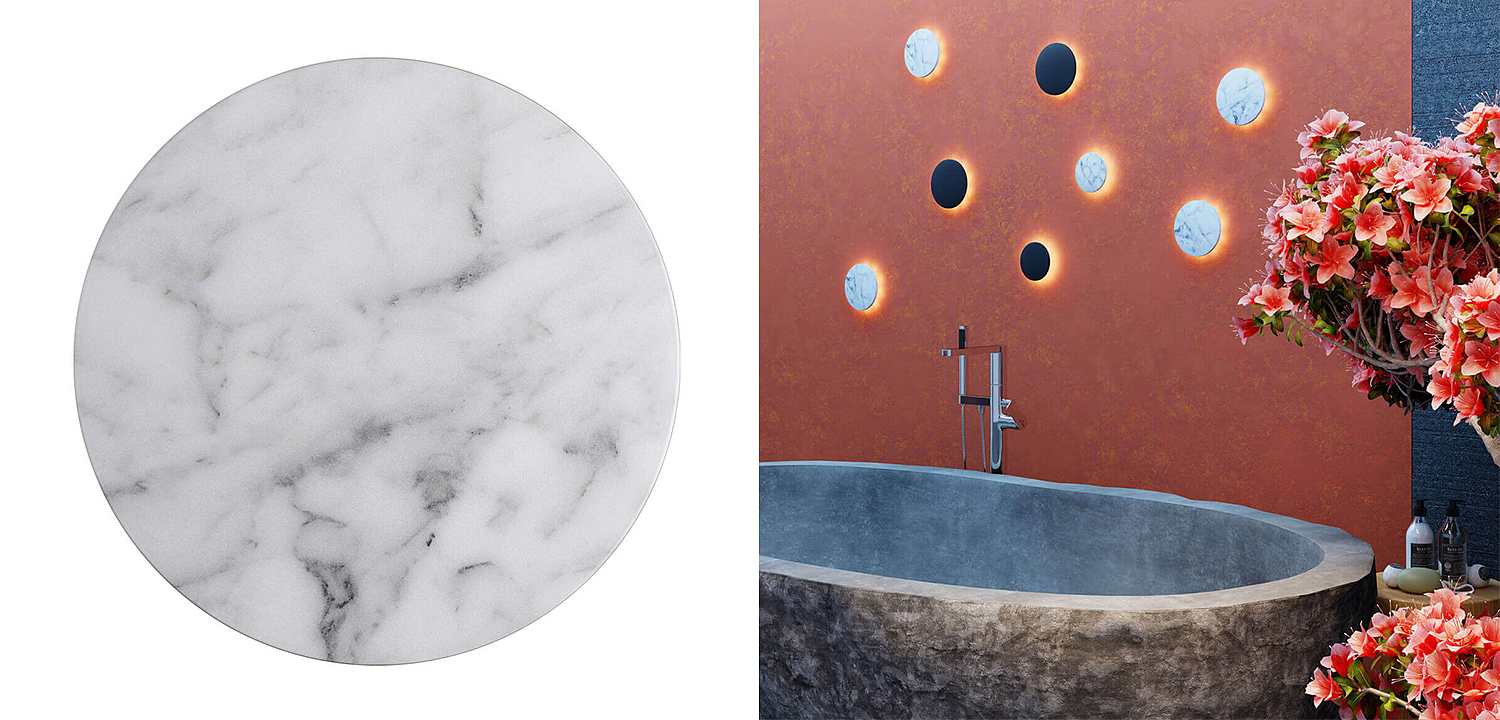 Бра Disco Piatto Marble Sconce - Loft-Concept в Сочи