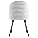 Мягкий стул в сером велюре Miruna Chair варинант исполнения - 3 | Loft Concept в Сочи