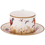 Чайная пара из фарфора 300 мл Hunting Porcelain Collection варинант исполнения - 2 | Loft Concept в Сочи