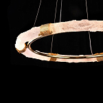 Люстра в форме кольца с золотым декором Warm Heavenly Light варинант исполнения - 6 | Loft Concept в Сочи