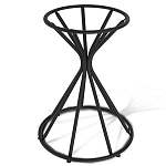 Стол обеденный с круглой керамической столешницей песчаного цвета Sand Ceramics варинант исполнения - 5 | Loft Concept в Сочи