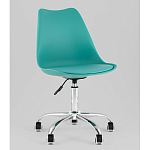 Офисный стул на металлическом основании EGGERY Blue пластик варинант исполнения - 1 | Loft Concept в Сочи