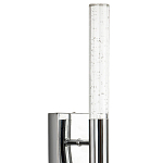 Бра со стеклянным плафоном хром Gileberte Glass Tube Wall Lamp Chrome варинант исполнения - 3 | Loft Concept в Сочи