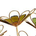 Люстра золотого цвета в форме цветка Hanging Flowers варинант исполнения - 2 | Loft Concept в Сочи