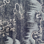 Мебельная ткань Вышивка серый цвет 130 см T2-39 варинант исполнения - 2 | Loft Concept в Сочи