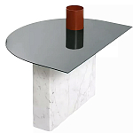 Дизайнерский журнальный стол с рельефным основанием Dutynor варинант исполнения - 2 | Loft Concept в Сочи