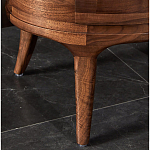 Прикроватный столик из дерева с 2-мя ящиками Moon Walnut Furniture варинант исполнения - 7 | Loft Concept в Сочи