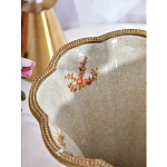 Ваза голубого цвета из фарфора с цветочным рисунком и бронзовой стрекозой Blue Garden варинант исполнения - 6 | Loft Concept в Сочи