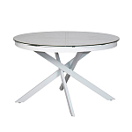 Стол обеденный раскладной круглый White Ceramic Table варинант исполнения - 2 | Loft Concept в Сочи