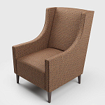 Мебельная ткань Шенилл терракотовый цвет 142 см T4-58 варинант исполнения - 5 | Loft Concept в Сочи