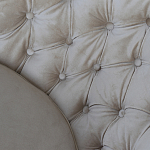 Кресло вращающееся велюровое кремовое Rotation варинант исполнения - 2 | Loft Concept в Сочи