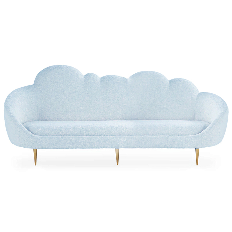 Уникальный диван для детской Soft Cloud трехместный Голубой Белый Розовый Золотой Уникальный диван для детской Soft Cloud трехместный Голубой Белый Розовый Золотой в Сочи | Loft Concept