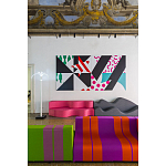 Дизайнерское кресло зеленое Poltronova Sofo Verosa Green Pink Armchair варинант исполнения - 17 | Loft Concept в Сочи