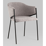 Стул Brace букле серый варинант исполнения - 1 | Loft Concept в Сочи